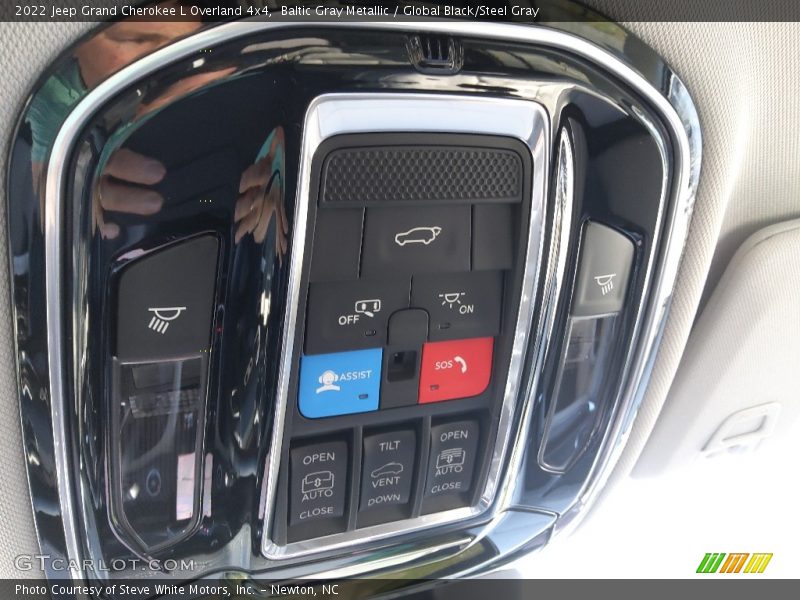 Baltic Gray Metallic / Global Black/Steel Gray 2022 Jeep Grand Cherokee L Overland 4x4