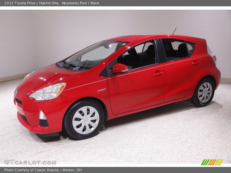 Front 3/4 View of 2013 Prius c Hybrid One