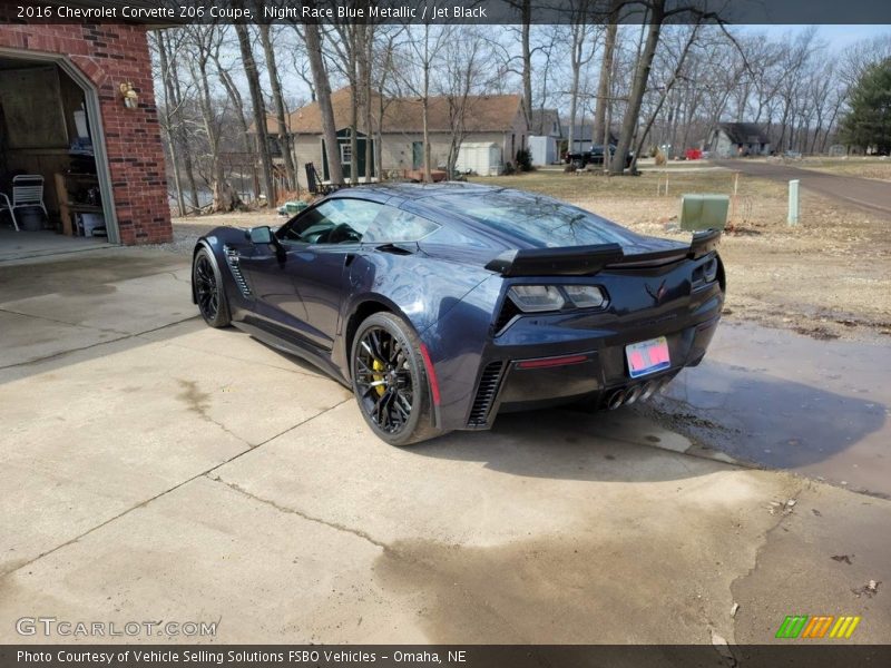 Night Race Blue Metallic / Jet Black 2016 Chevrolet Corvette Z06 Coupe