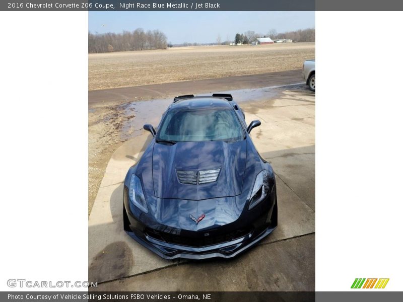 Night Race Blue Metallic / Jet Black 2016 Chevrolet Corvette Z06 Coupe