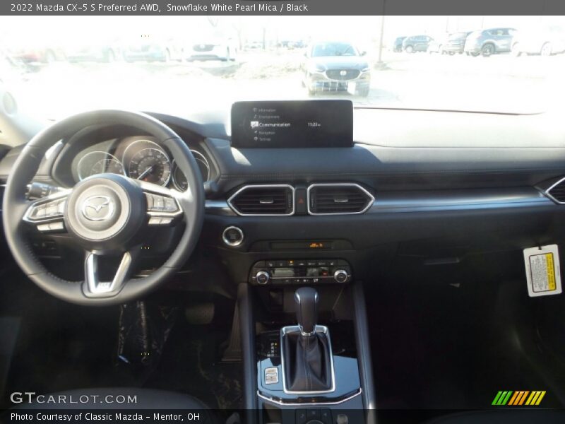 Snowflake White Pearl Mica / Black 2022 Mazda CX-5 S Preferred AWD