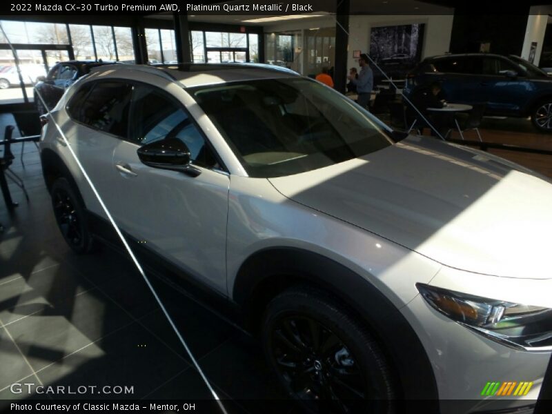 Platinum Quartz Metallic / Black 2022 Mazda CX-30 Turbo Premium AWD