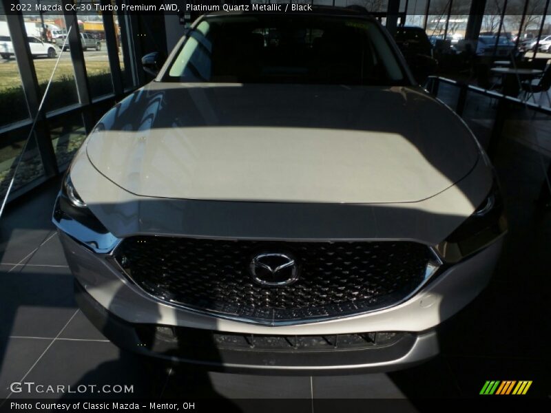 Platinum Quartz Metallic / Black 2022 Mazda CX-30 Turbo Premium AWD