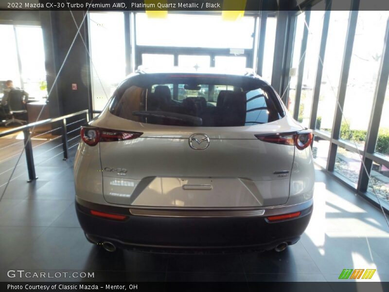 Platinum Quartz Metallic / Black 2022 Mazda CX-30 Turbo Premium AWD