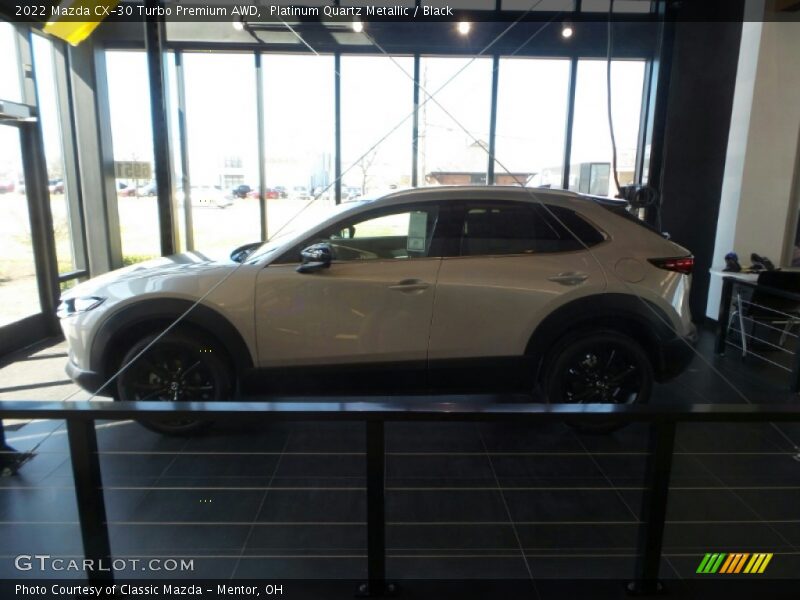 Platinum Quartz Metallic / Black 2022 Mazda CX-30 Turbo Premium AWD