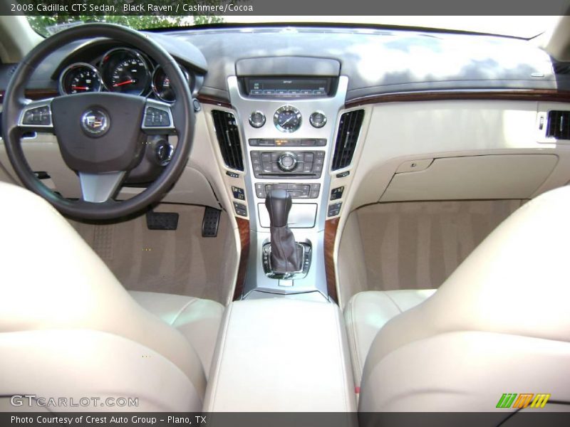 Black Raven / Cashmere/Cocoa 2008 Cadillac CTS Sedan