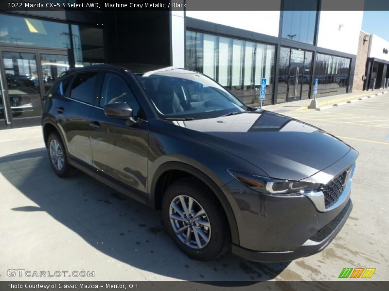 Machine Gray Metallic / Black 2022 Mazda CX-5 S Select AWD
