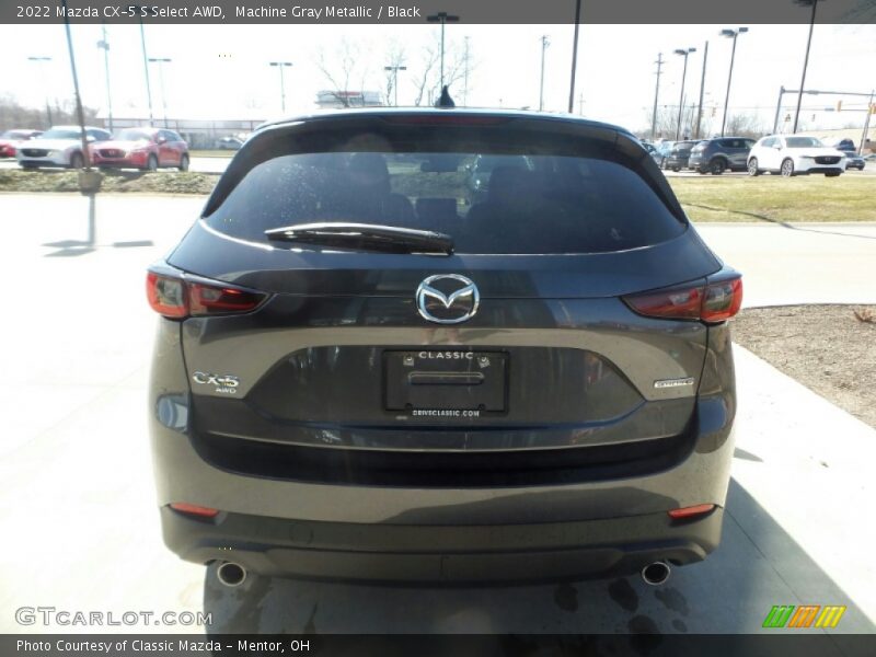 Machine Gray Metallic / Black 2022 Mazda CX-5 S Select AWD