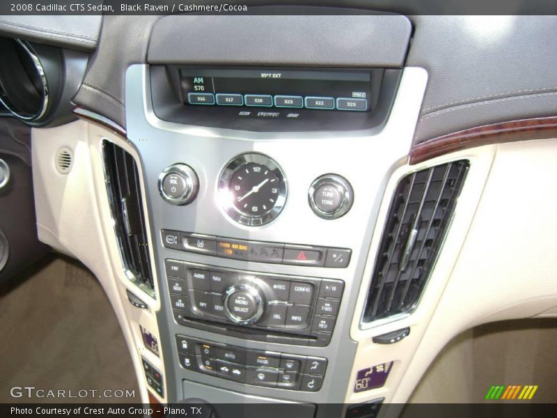 Black Raven / Cashmere/Cocoa 2008 Cadillac CTS Sedan