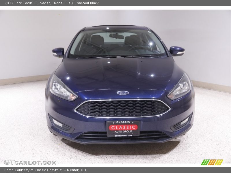 Kona Blue / Charcoal Black 2017 Ford Focus SEL Sedan