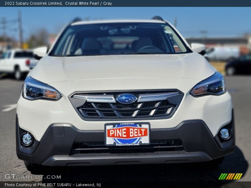 Crystal White Pearl / Gray 2022 Subaru Crosstrek Limited