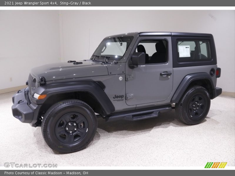 Sting-Gray / Black 2021 Jeep Wrangler Sport 4x4
