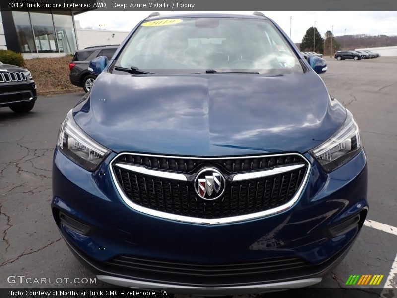 Deep Azure Metallic / Ebony 2019 Buick Encore Preferred AWD