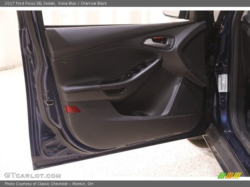 Kona Blue / Charcoal Black 2017 Ford Focus SEL Sedan