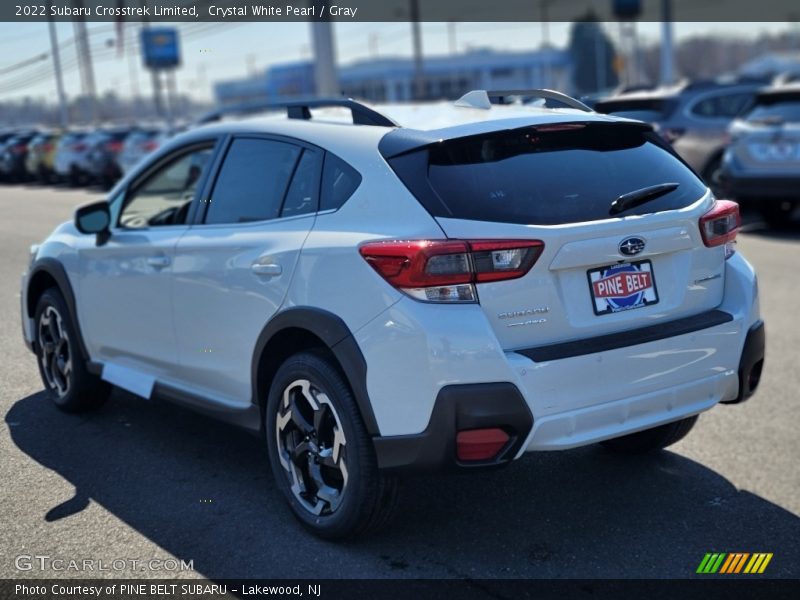 Crystal White Pearl / Gray 2022 Subaru Crosstrek Limited
