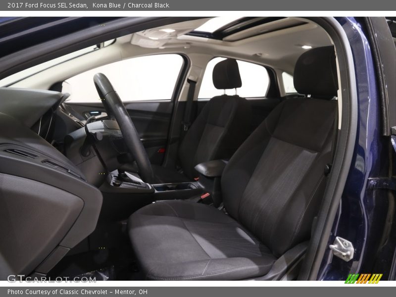 Kona Blue / Charcoal Black 2017 Ford Focus SEL Sedan
