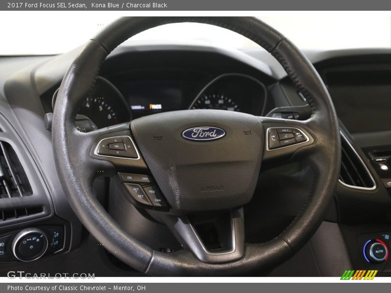 Kona Blue / Charcoal Black 2017 Ford Focus SEL Sedan