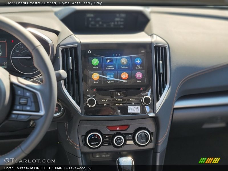 Crystal White Pearl / Gray 2022 Subaru Crosstrek Limited