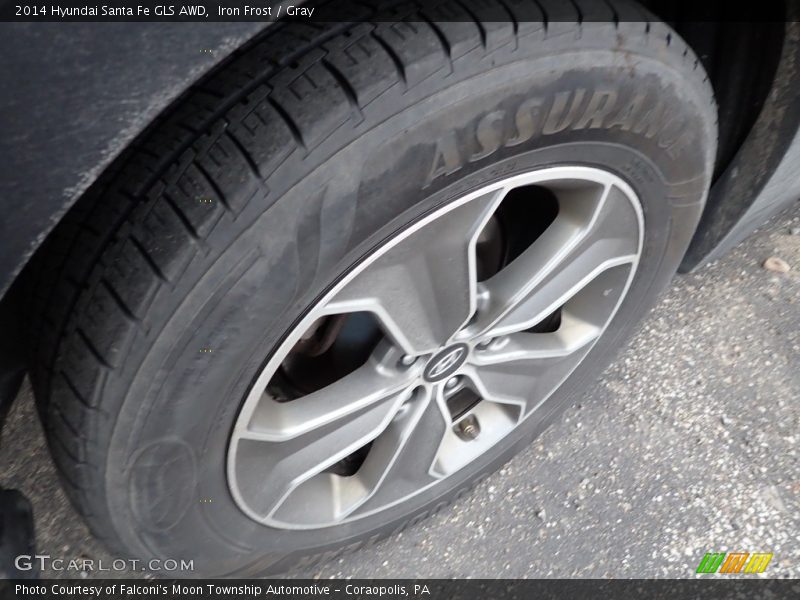 Iron Frost / Gray 2014 Hyundai Santa Fe GLS AWD