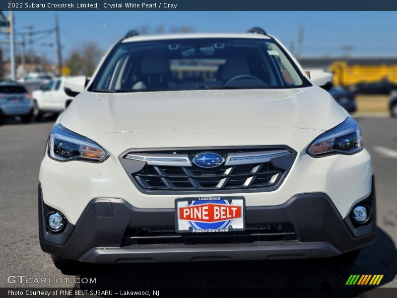 Crystal White Pearl / Gray 2022 Subaru Crosstrek Limited
