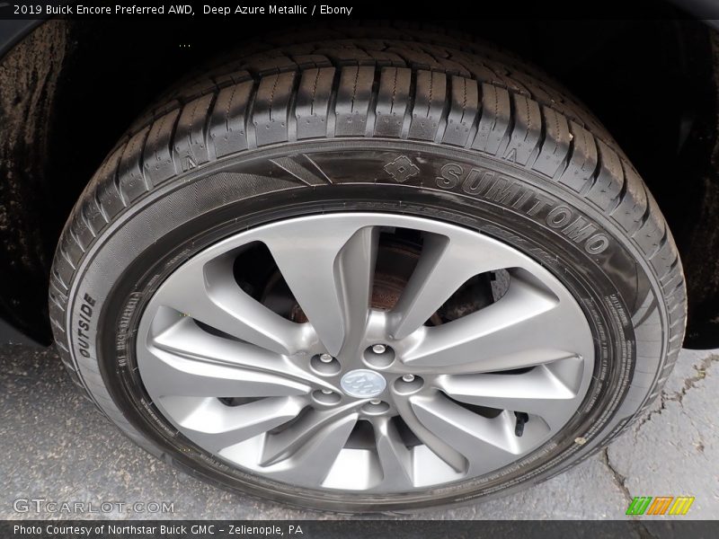 Deep Azure Metallic / Ebony 2019 Buick Encore Preferred AWD