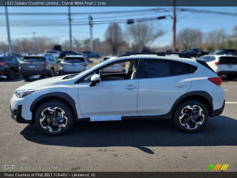 Crystal White Pearl / Gray 2022 Subaru Crosstrek Limited
