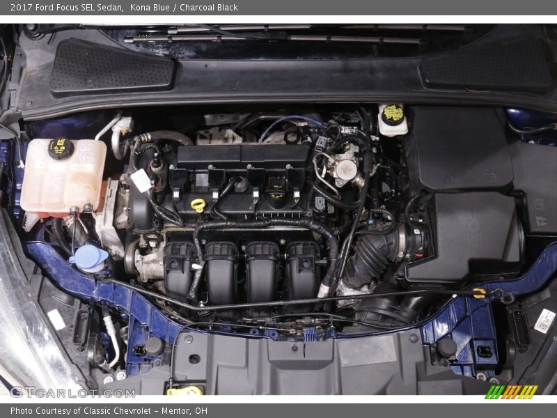 Kona Blue / Charcoal Black 2017 Ford Focus SEL Sedan