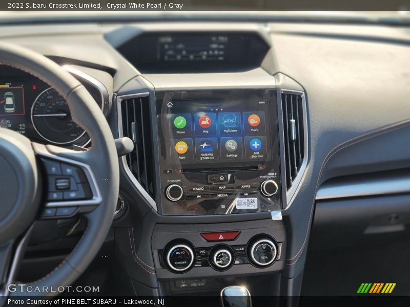 Crystal White Pearl / Gray 2022 Subaru Crosstrek Limited