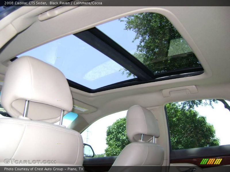 Black Raven / Cashmere/Cocoa 2008 Cadillac CTS Sedan
