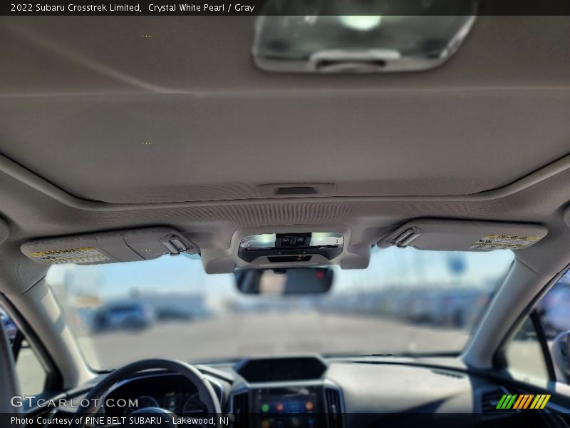 Crystal White Pearl / Gray 2022 Subaru Crosstrek Limited