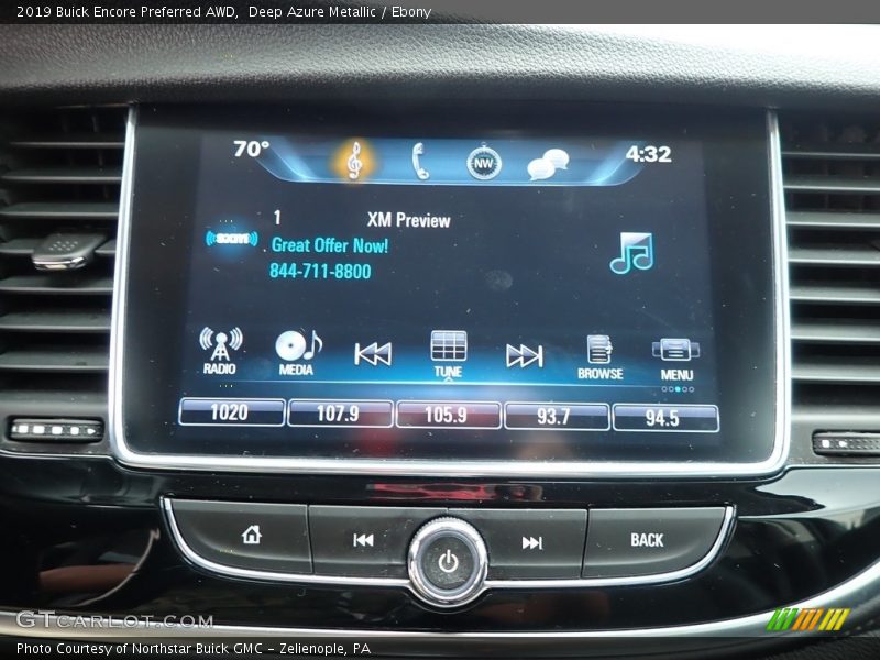 Deep Azure Metallic / Ebony 2019 Buick Encore Preferred AWD