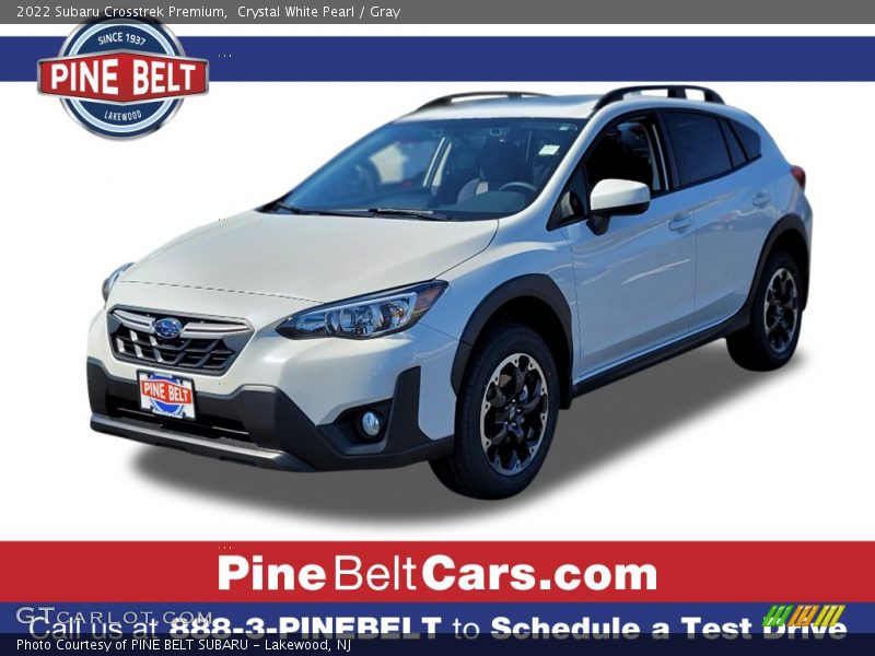 Crystal White Pearl / Gray 2022 Subaru Crosstrek Premium