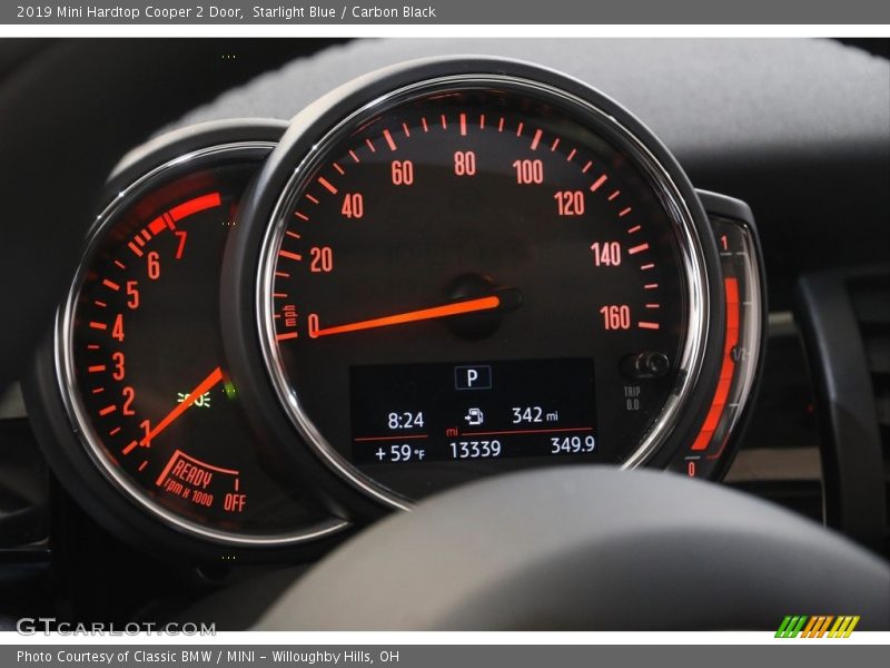 Starlight Blue / Carbon Black 2019 Mini Hardtop Cooper 2 Door