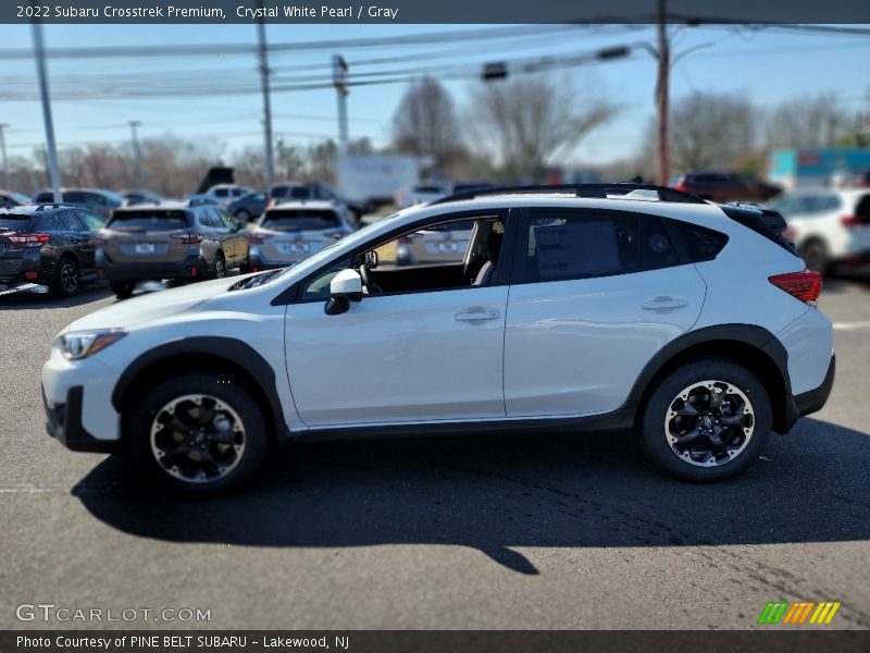 Crystal White Pearl / Gray 2022 Subaru Crosstrek Premium