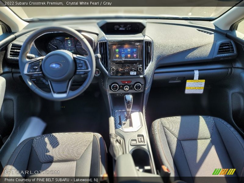 Crystal White Pearl / Gray 2022 Subaru Crosstrek Premium
