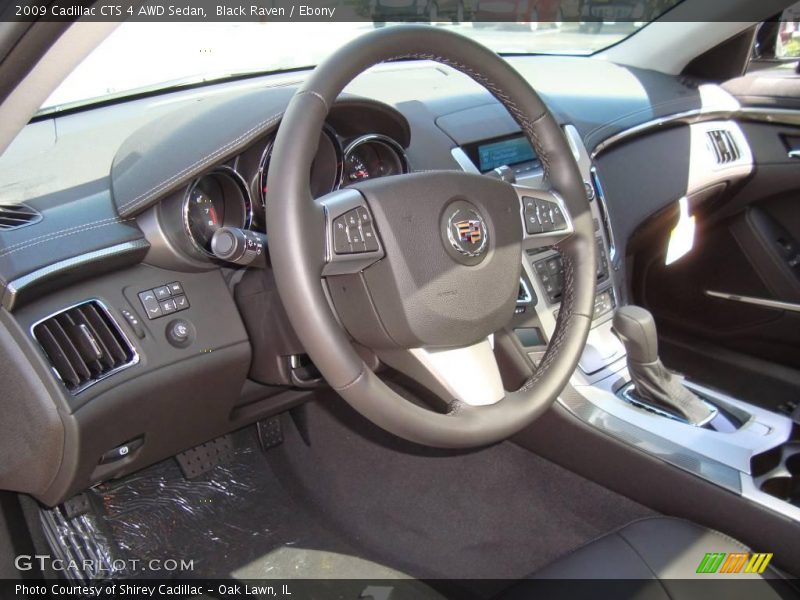 Black Raven / Ebony 2009 Cadillac CTS 4 AWD Sedan