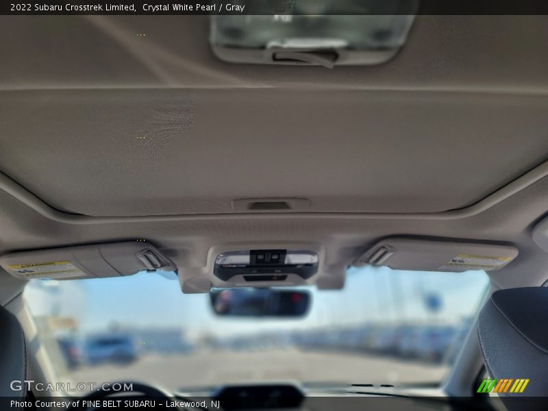 Crystal White Pearl / Gray 2022 Subaru Crosstrek Limited