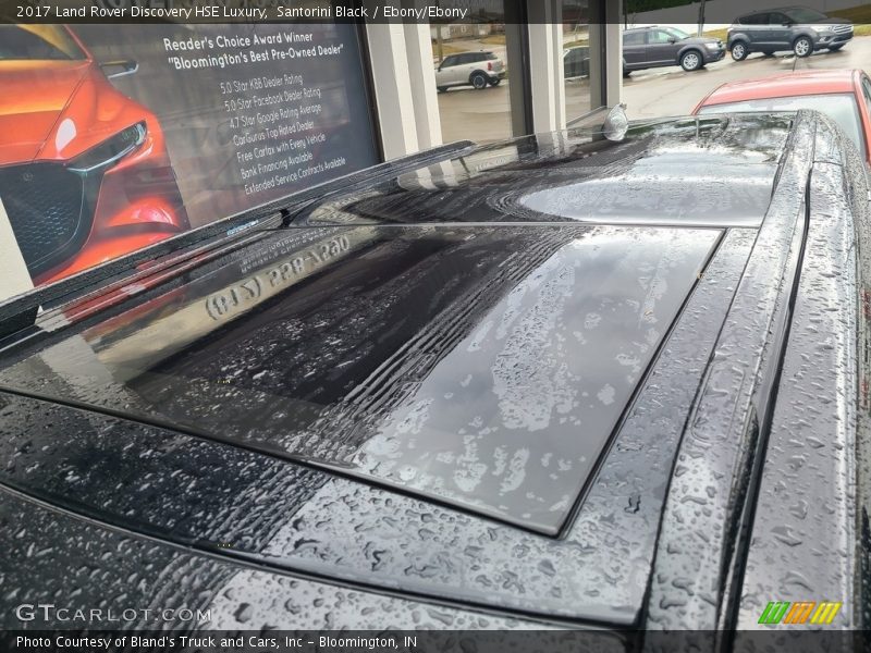 Santorini Black / Ebony/Ebony 2017 Land Rover Discovery HSE Luxury
