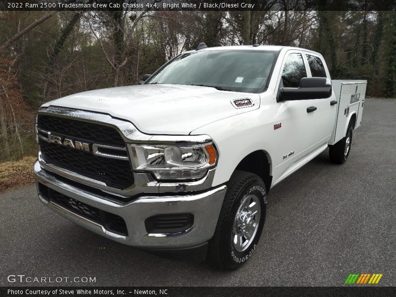 Bright White / Black/Diesel Gray 2022 Ram 2500 Tradesman Crew Cab Chassis 4x4