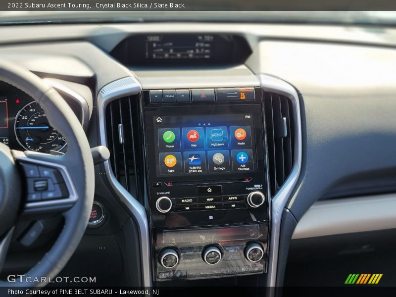 Crystal Black Silica / Slate Black 2022 Subaru Ascent Touring