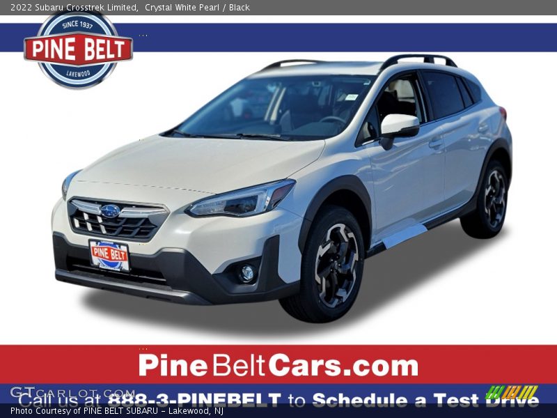 Crystal White Pearl / Black 2022 Subaru Crosstrek Limited