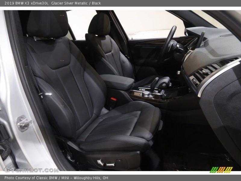 Glacier Silver Metallic / Black 2019 BMW X3 xDrive30i