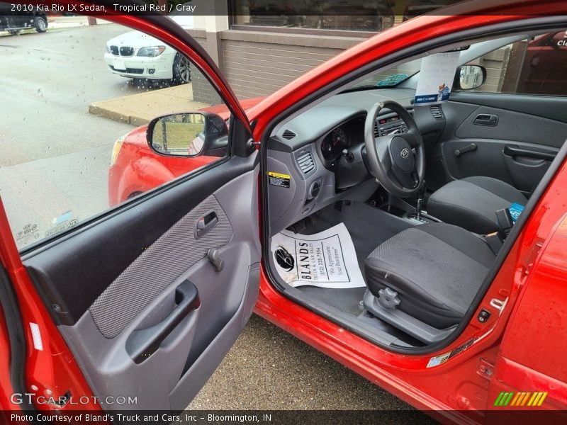Tropical Red / Gray 2010 Kia Rio LX Sedan