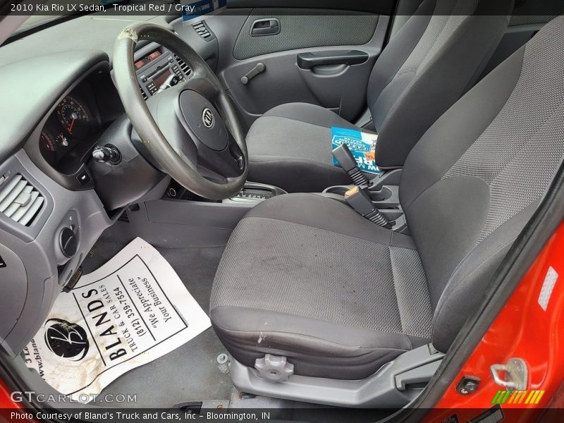 Tropical Red / Gray 2010 Kia Rio LX Sedan