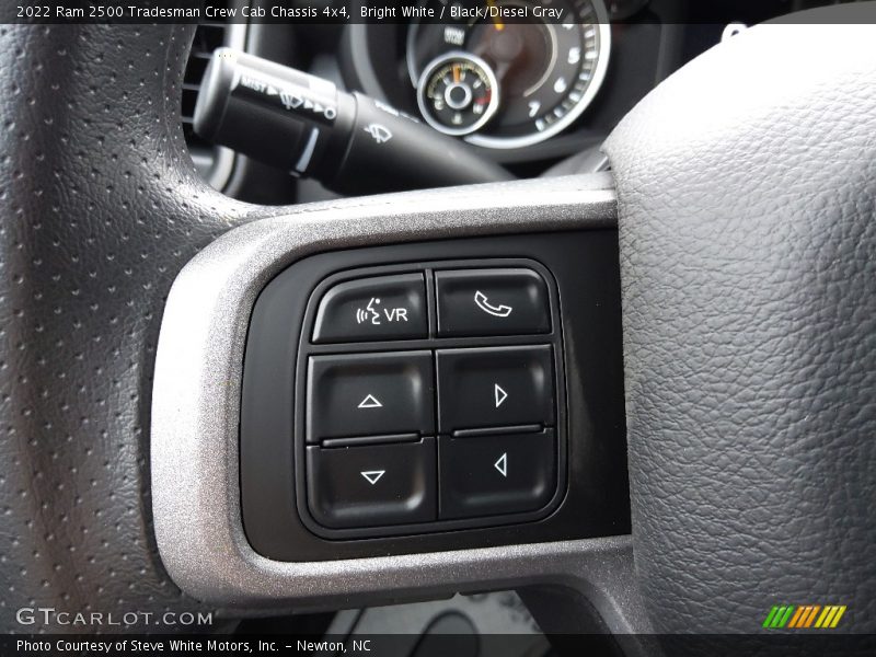 Bright White / Black/Diesel Gray 2022 Ram 2500 Tradesman Crew Cab Chassis 4x4