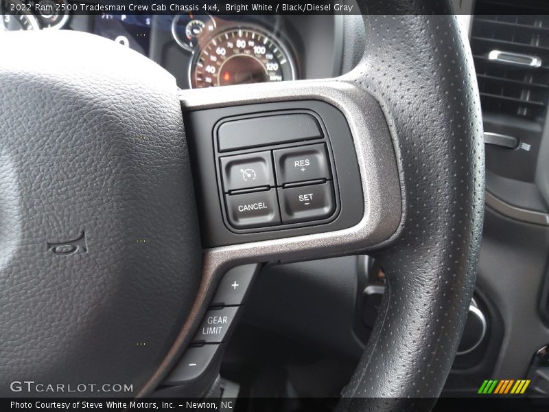 Bright White / Black/Diesel Gray 2022 Ram 2500 Tradesman Crew Cab Chassis 4x4