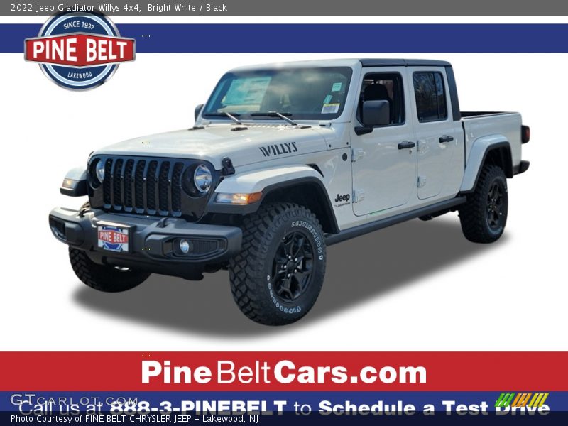 Bright White / Black 2022 Jeep Gladiator Willys 4x4
