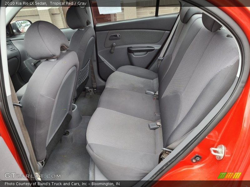 Tropical Red / Gray 2010 Kia Rio LX Sedan