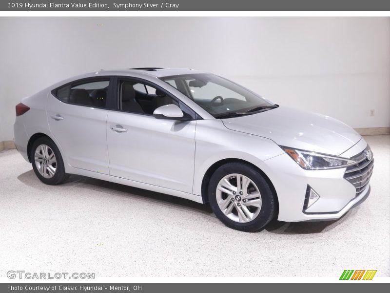 Symphony Silver / Gray 2019 Hyundai Elantra Value Edition