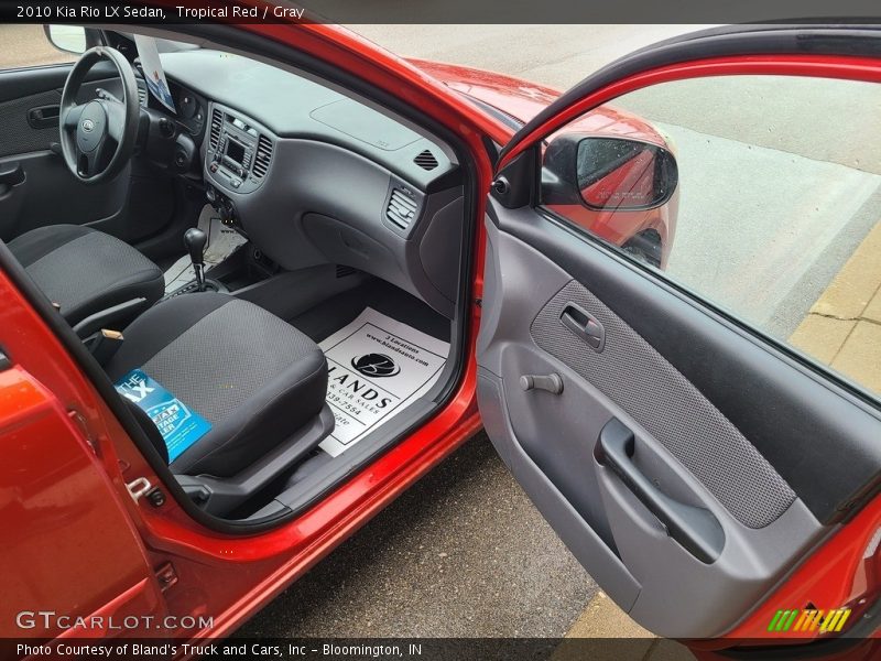 Tropical Red / Gray 2010 Kia Rio LX Sedan